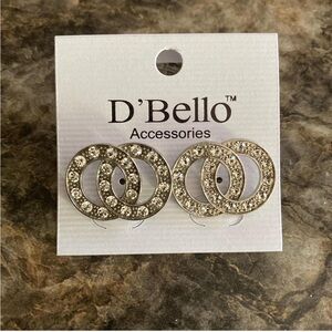 D'Bello Gold tone earrings #glam #festivalvibes